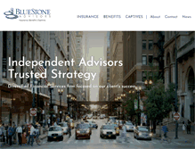 Tablet Screenshot of bluestoneadvisors.com